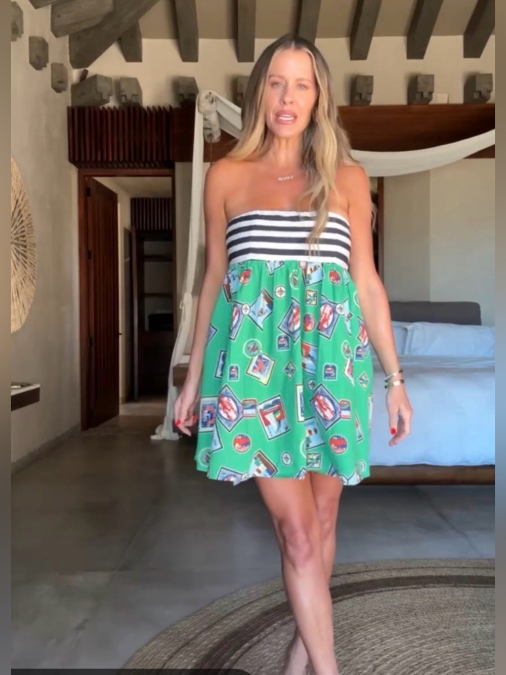 Anthropologie Celandine Strapless babydoll Top / Dress